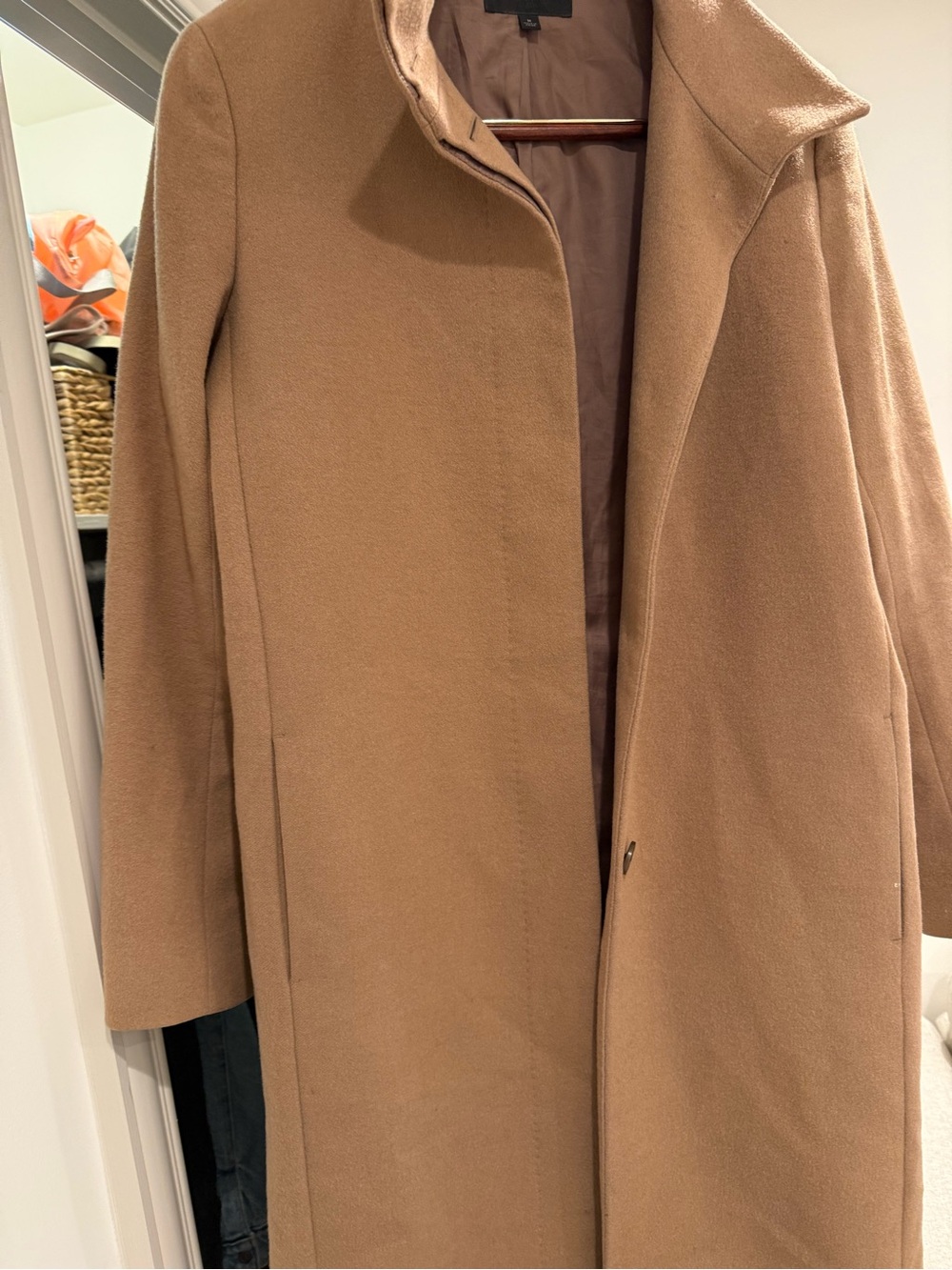 Uniqlo Women's Camel Pea Coat